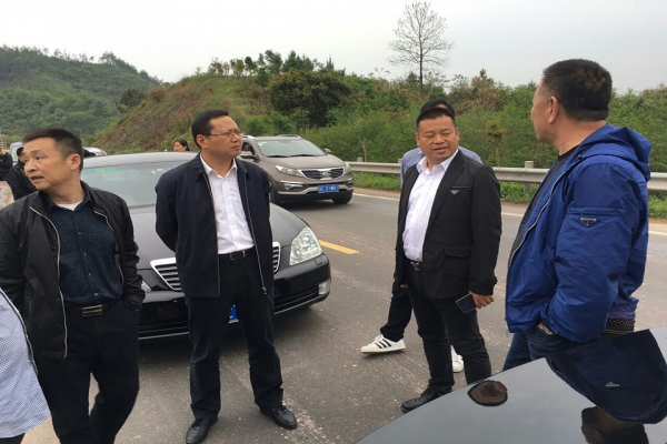 4.14蓮都區(qū)領(lǐng)導(dǎo)赴現(xiàn)場調(diào)研，關(guān)心支持公司發(fā)展后勁