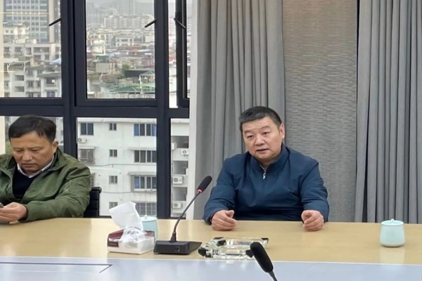 麗水市建設(shè)局黨組書記、局長鐘小松一行到浙江中立建設(shè)有限公司走訪